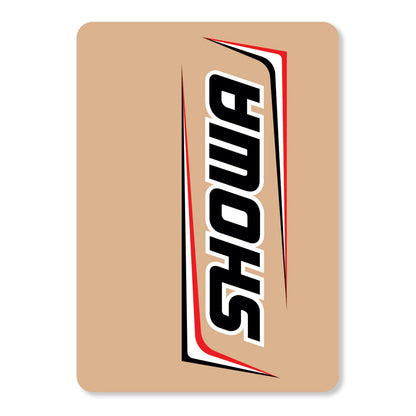 D'Cor Showa Upper Fork Decals Black/White [MPN: 40-80-116]_134268