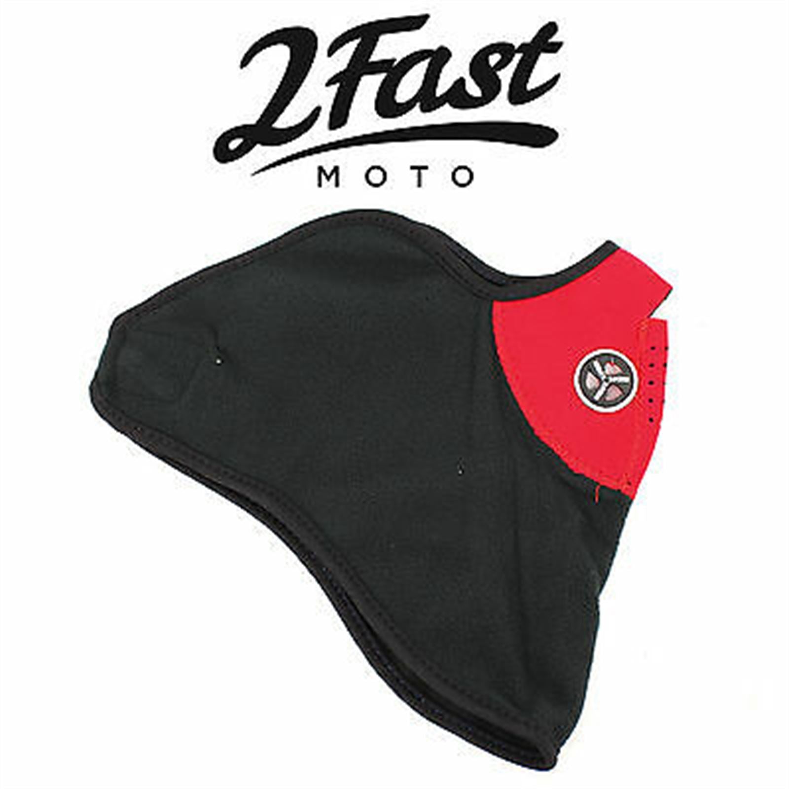 2FastMoto Motorsport Half Face Fleece & Neoprene Mask With Mesh Ventilation  66-5116R_645408