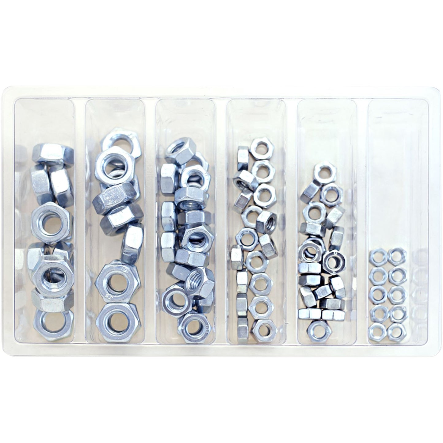 Bolt MC Hardware Hex Nut Assortment - 90-Piece Kit SV-HEXNUT_354337