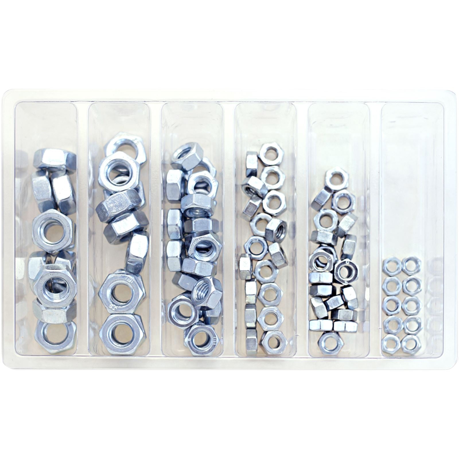 Bolt MC Hardware Hex Nut Assortment - 90-Piece Kit SV-HEXNUT_354337