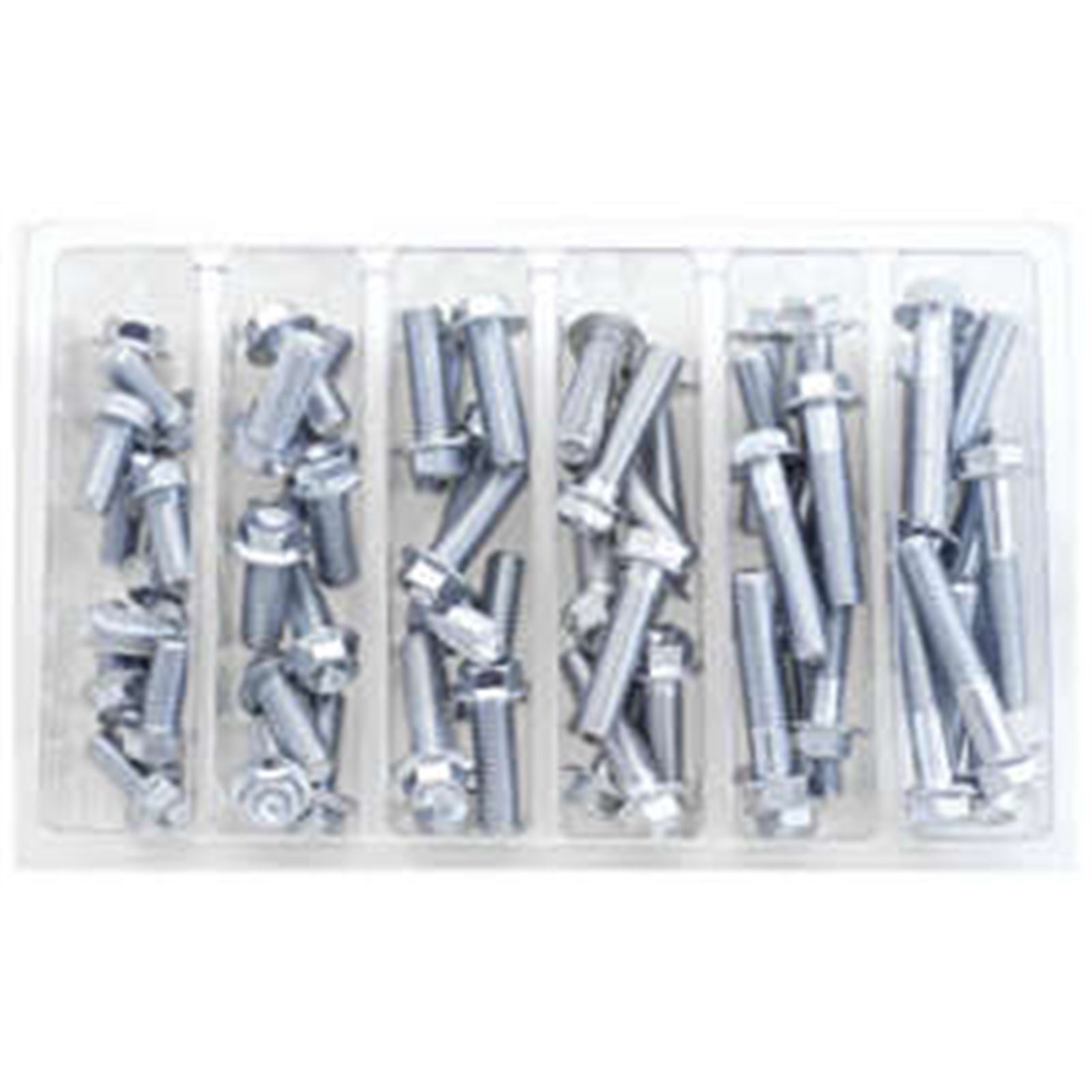 Bolt MC Hardware Smooth Socket Head Allen Bolt Assortment - 80-Piece Kit SV-M6SOCKET_134310
