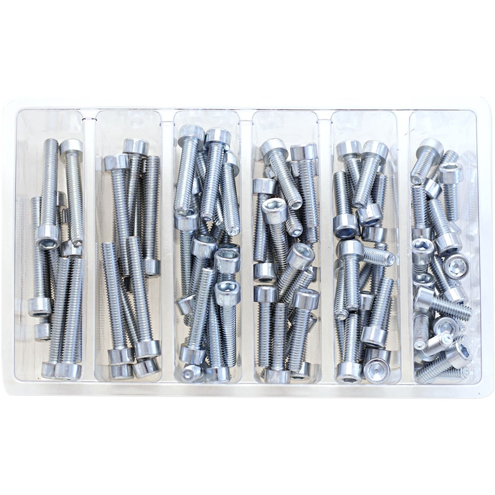 Bolt MC Hardware Smooth Socket Head Allen Bolt Assortment - 80-Piece Kit SV-M6SOCKET_354329