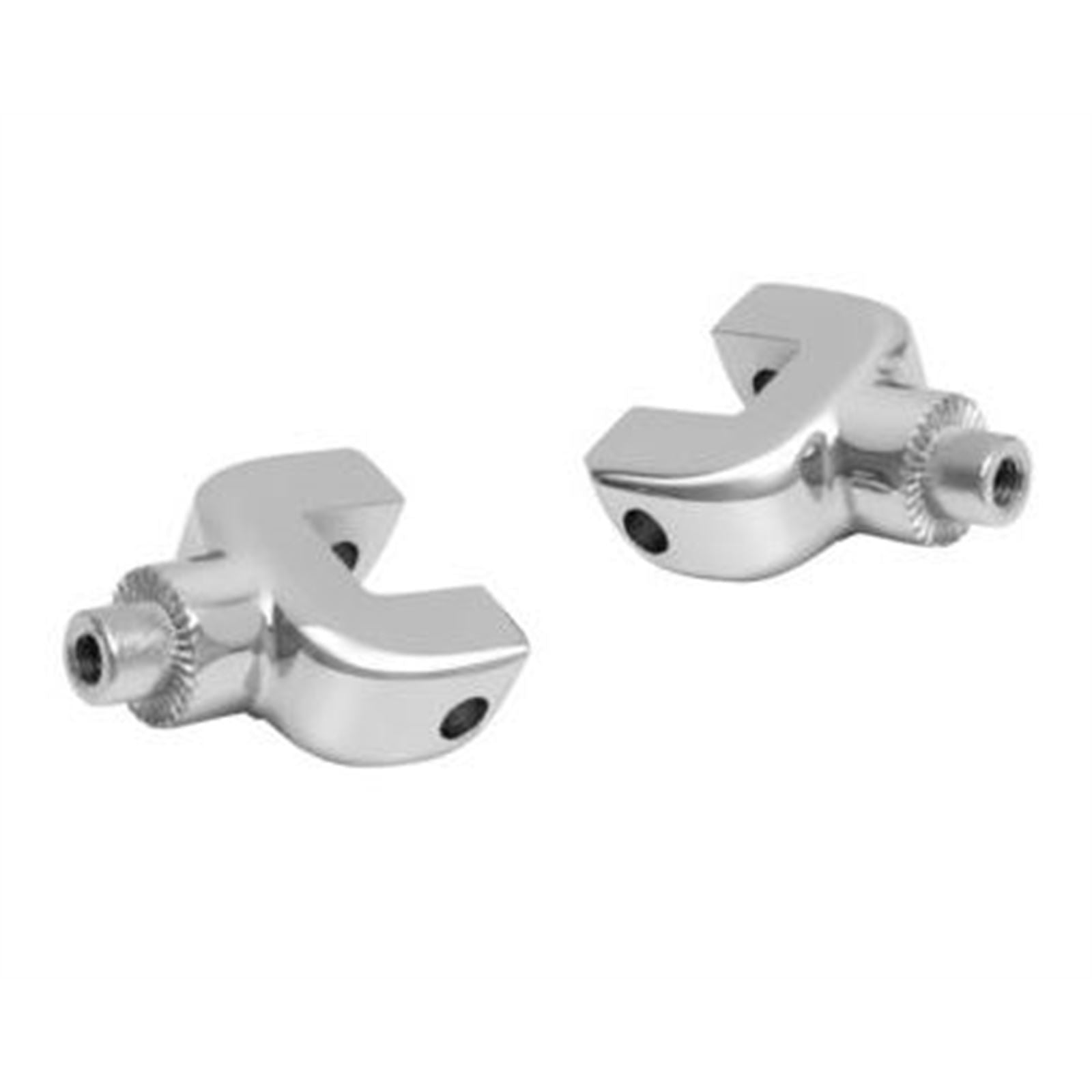 Kuryakyn Peg and Passenger Board Mount Adaptors for Indian Rear, Floorboard, Chrome 8928_722334