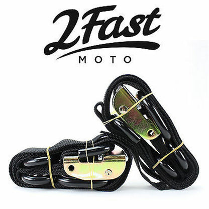 2FastMoto HEAVY DUTY RATCHETING TIE DOWN STRAP 1" X 6' 2 Pack, 71-1211B_634256