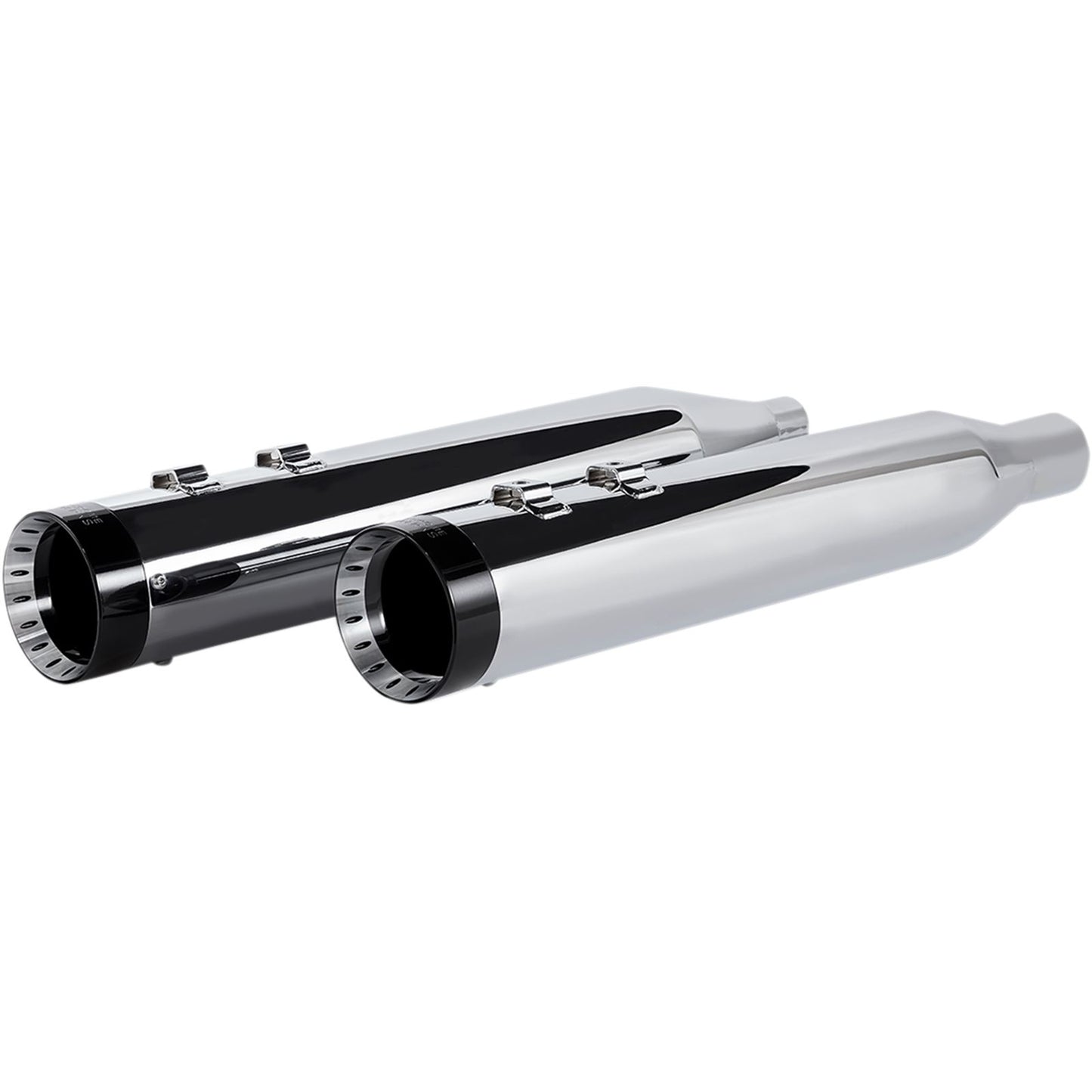 Khrome Werks 4.5" Mufflers - Chrome - Turbine - '17+ Touring [MPN: 202770]_406693