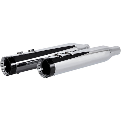 Khrome Werks 4.5" Mufflers - Chrome - Turbine - '17+ Touring [MPN: 202770]_406693