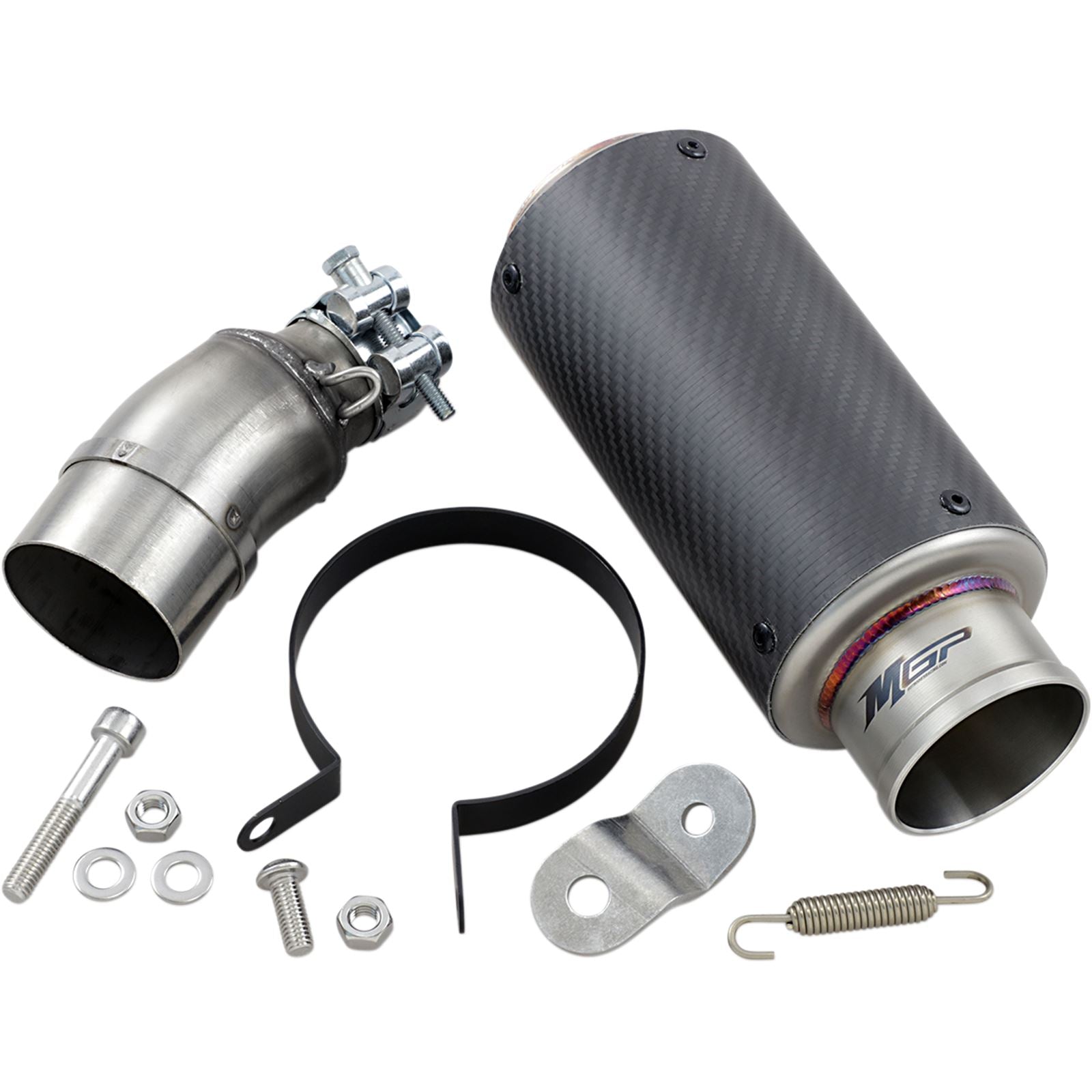 Hotbodies MGP Stinger Slip-On Exhaust for Kawasaki - Matte Carbon [MPN: 51303-2405]_395195