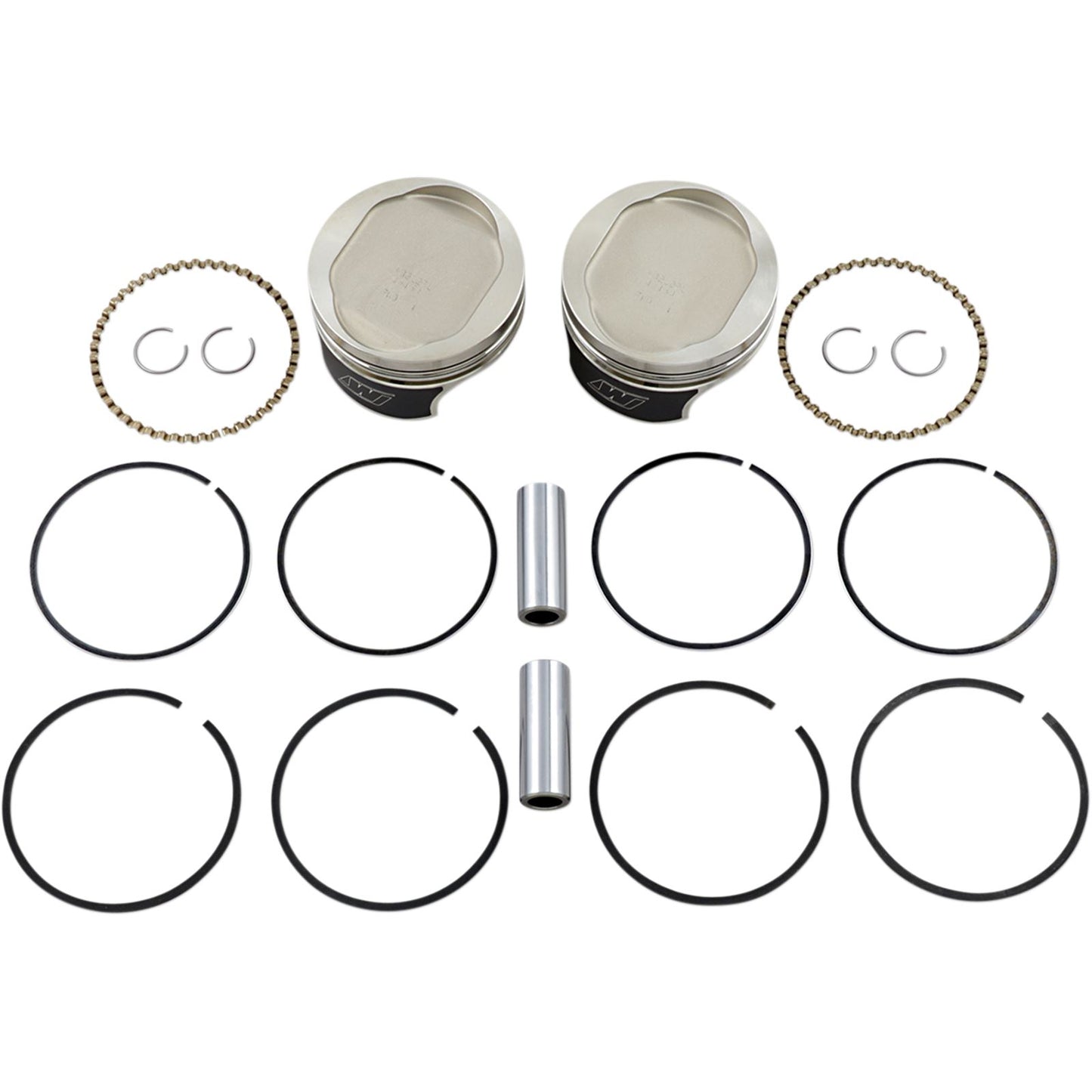 Wiseco - Powersports Tracker Piston Kit 883 To 1200 EVO Sporster 9.5:1 +.010 K0212P1_494623