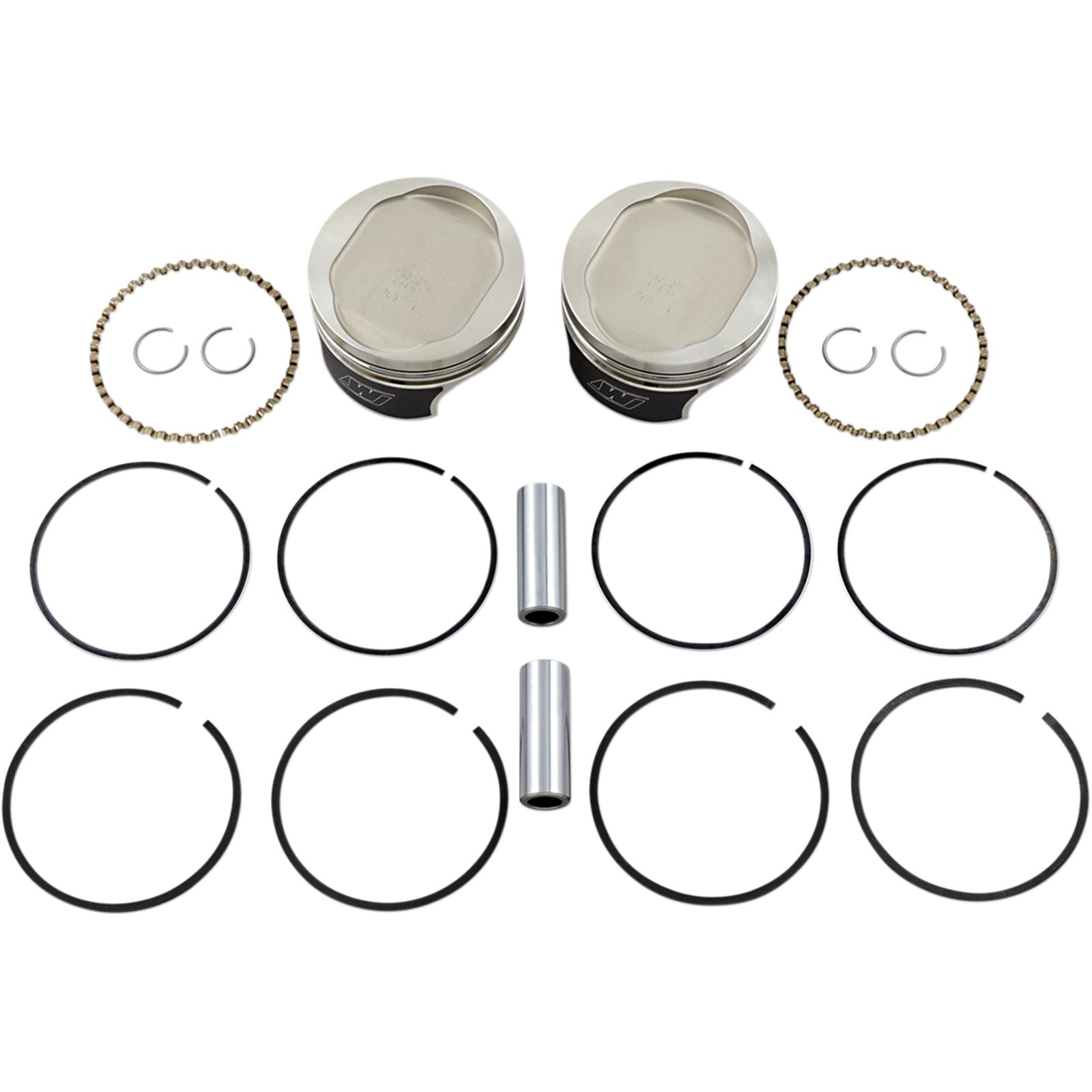 Wiseco - Powersports Tracker Piston Kit 883 To 1200 EVO Sporster 9.5:1 +.010 K0212P1_494623