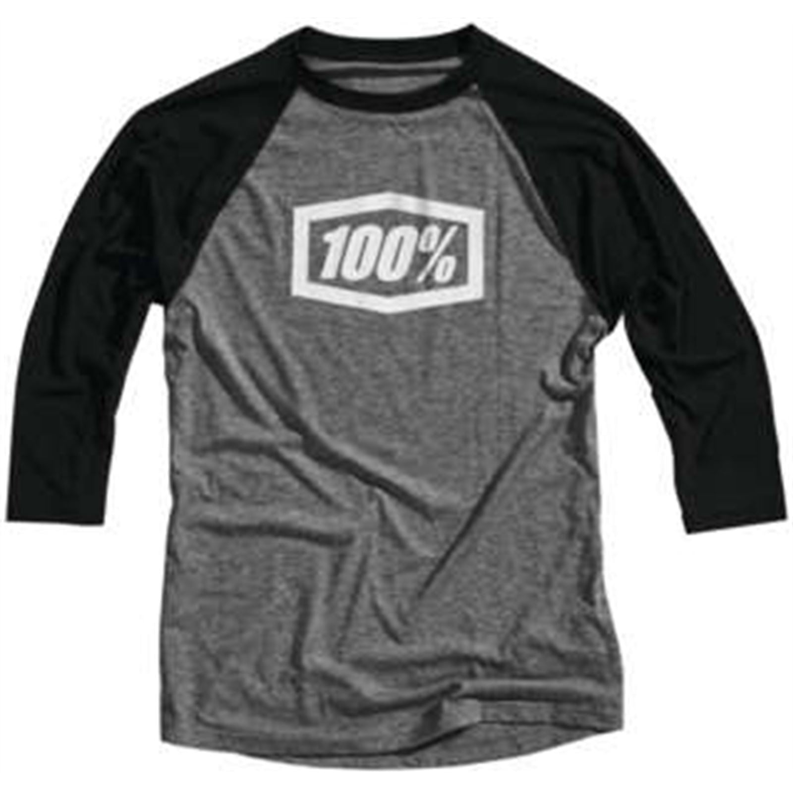 100% Tech Essential T-Shirt - Grey/Black - Small 35009-057-10_134763
