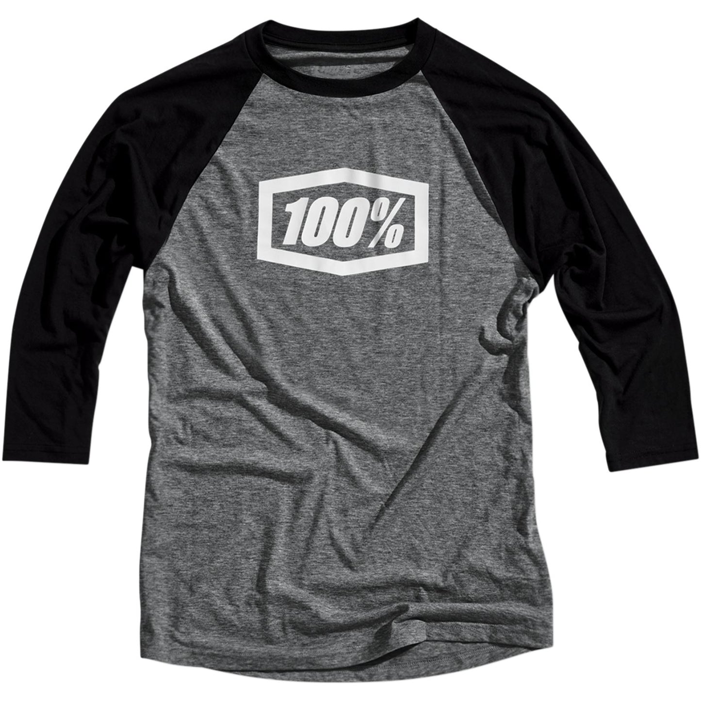 100% Tech Essential T-Shirt - Grey/Black - Small 35009-057-10_317930