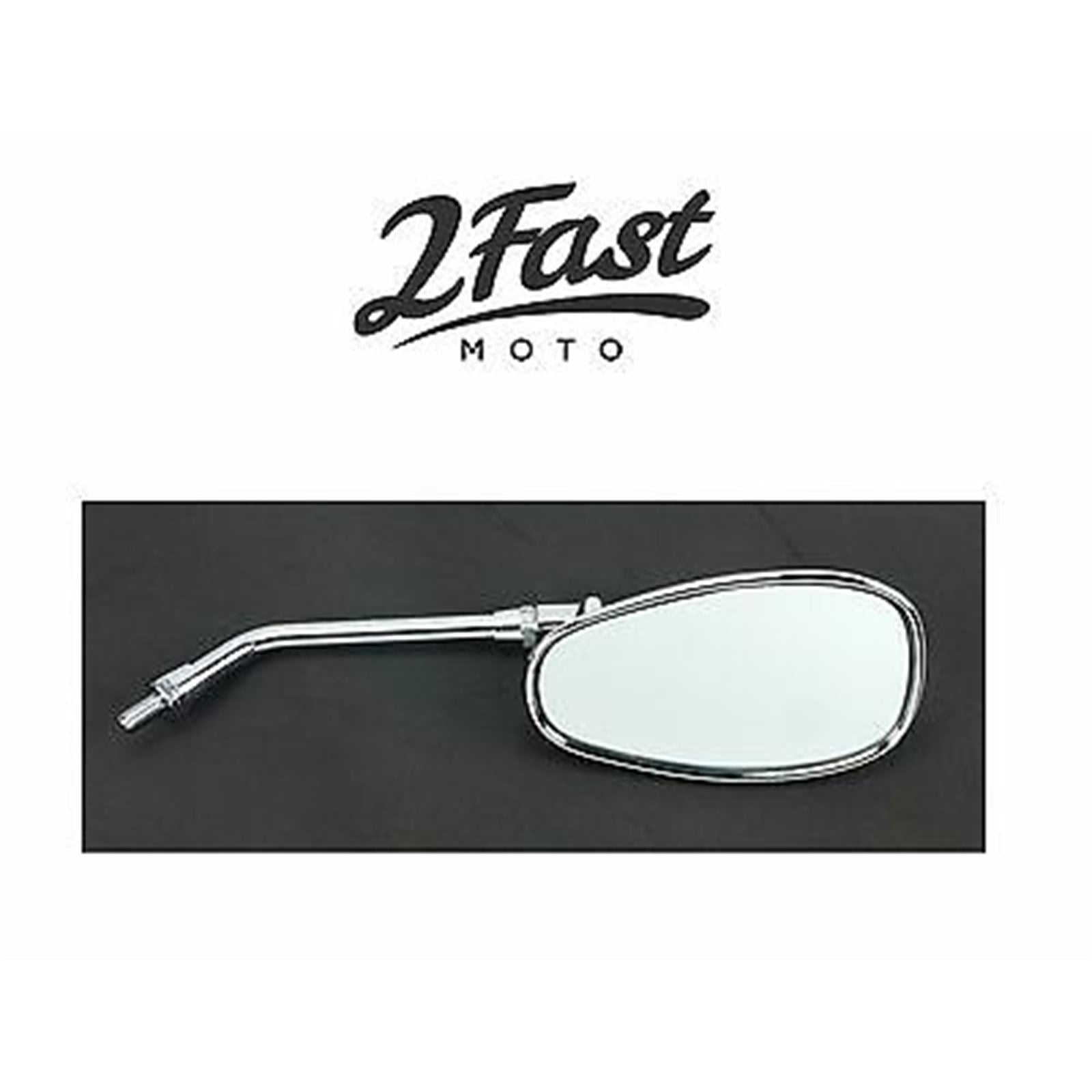 2FastMoto Right Side Long Stem Mirror Chrome for Yamaha Virago 83-07 1AA-26290-02_645548
