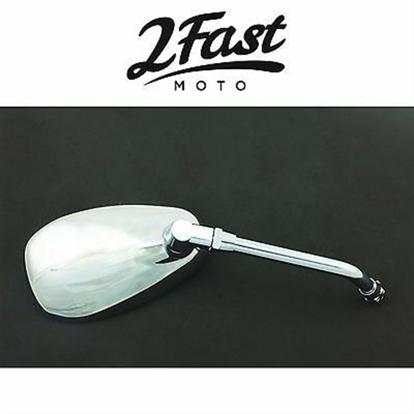 2FastMoto Right Side Long Stem Mirror Chrome for Yamaha Virago 83-07 1AA-26290-02_645569