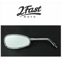 2FastMoto  Left Hand Side Long Stem Chrome Mirror for Yamaha Virago  12-11395LF_636838
