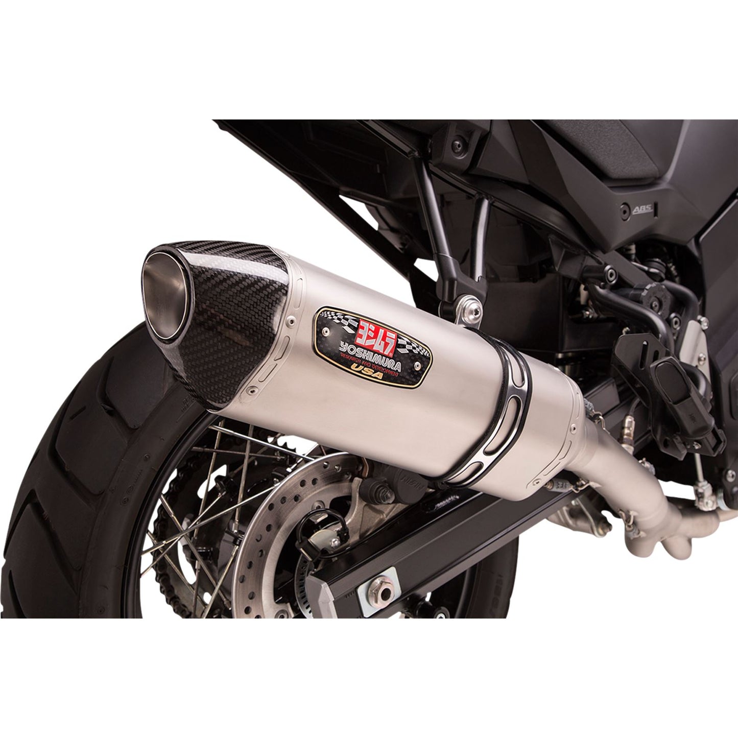 Yoshimura R-77 Race Exhaust 3-Quarter Slip-On SS-SS-CF 11621C0520_500833