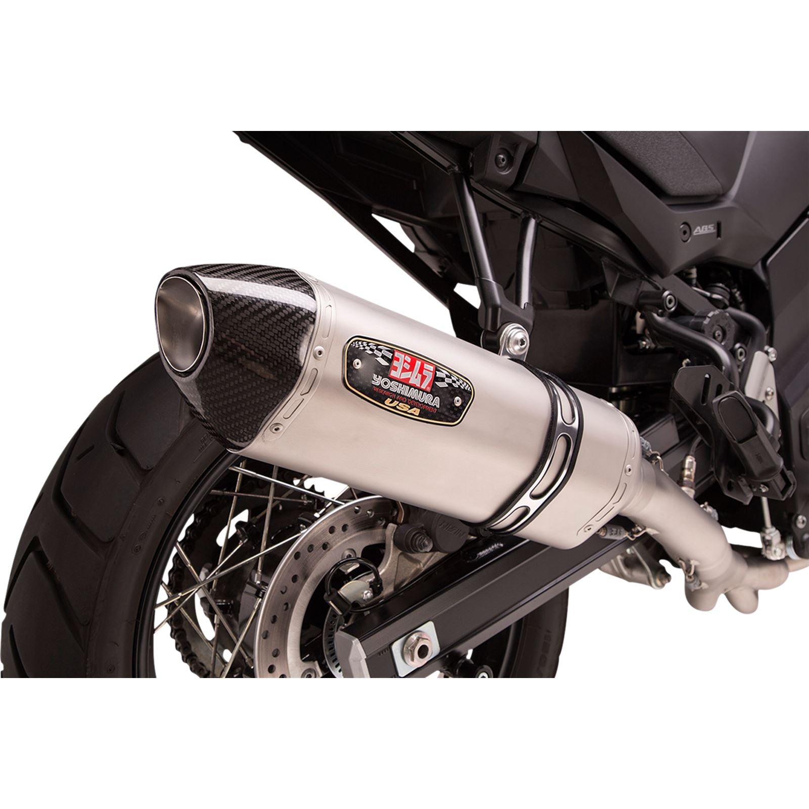 Yoshimura R-77 Race Exhaust 3-Quarter Slip-On SS-SS-CF 11621C0520_500833