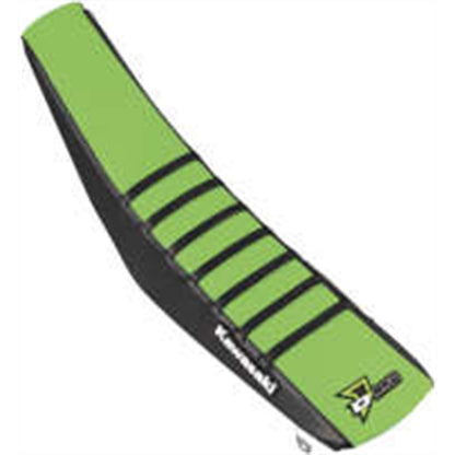 D'Cor Seat Cover Black/Green Black Ribs KX450 [MPN: 30-20-477]_134860