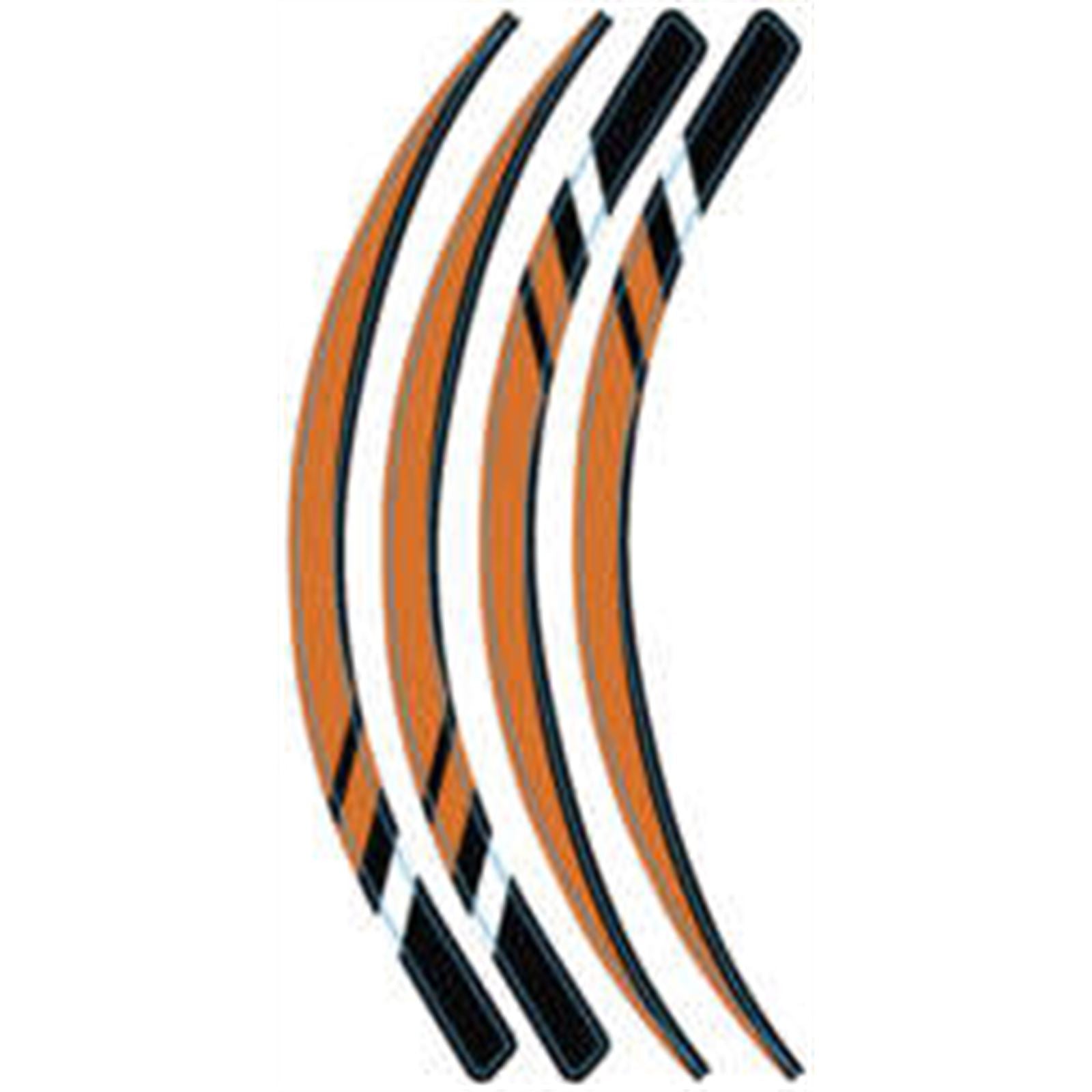 D'Cor Rim Decals Orange 4 Piece Set Orange Rim Decals 4 Piece Set [MPN: 40-80-218]_134879