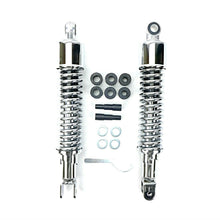 2FastMoto Pair of Adjustable Chrome Shocks Eye - Clevis with Shroud 12.6" 320mm [MPN: 06-3594CC]_631073