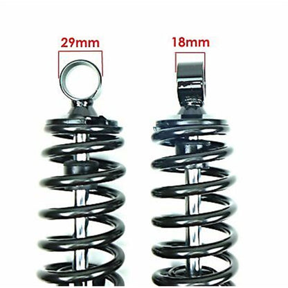 2FastMoto Black Shock Absorbers Eye-to-Eye 335mm 13.2" with Dual Springs for BMW [MPN: 06-36015B]_645516