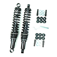 2FastMoto Adjustable Shock Absorbers Eye-to-Eye 365mm with Dual Black Spring [MPN: 06-36025B]_629705