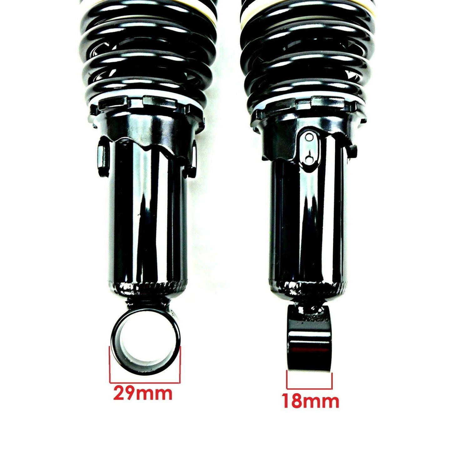 2FastMoto Adjustable Shock Absorbers Eye-to-Eye 365mm with Dual Black Spring [MPN: 06-36025B]_629708