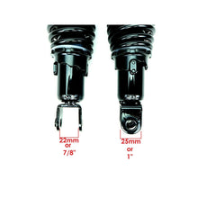 2FastMoto Black Shock Absorbers 335mm Eye to Clevis with Shroud for Honda Suzuki 06-3603B_636828