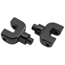 Kuryakyn Peg and Passenger Board Mount Adaptors for Indian Rear, Floorboard, Black 8927_134986