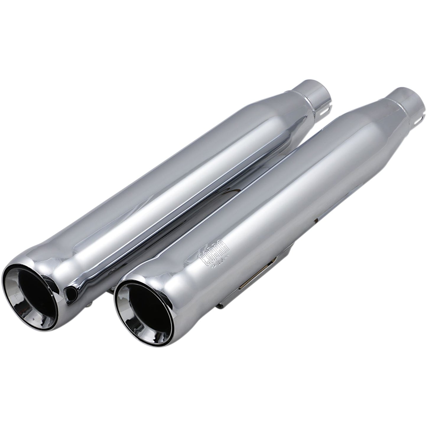Cobra Neighbor Hater Mufflers - Chrome - '91-'17 Dyna 6045_361932