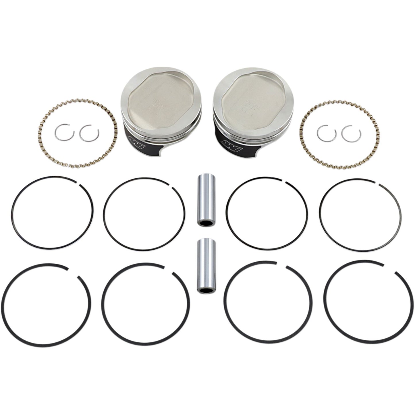 Wiseco - Powersports Tracker Piston Kit 883 To 1200 EVO Sporster 9.5:1 +.020 K0212P2_494624