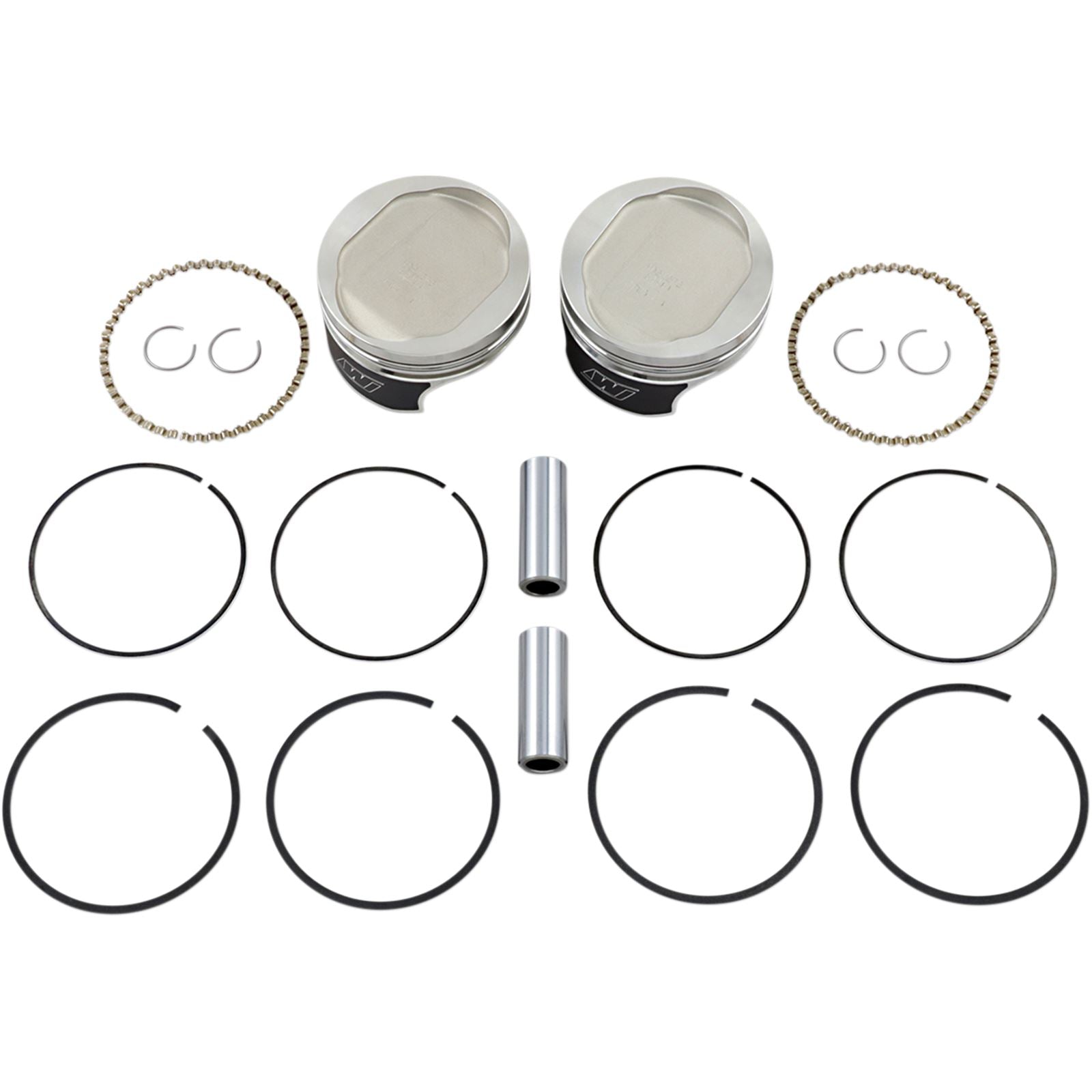 Wiseco - Powersports Tracker Piston Kit 883 To 1200 EVO Sporster 9.5:1 +.020 K0212P2_494624