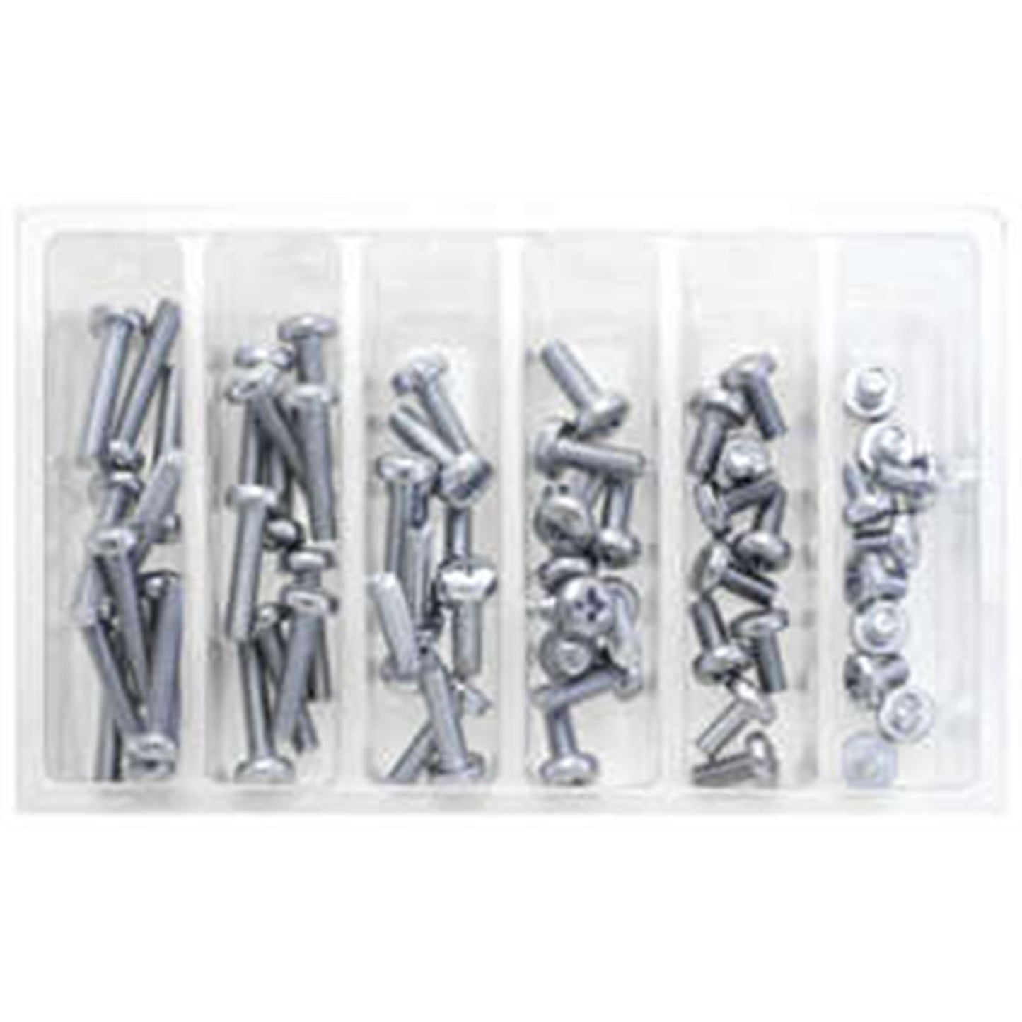 Bolt MC Hardware M6 Pan Head Phillips Assortment - 120-Piece Kit SV-M6PAN_135024