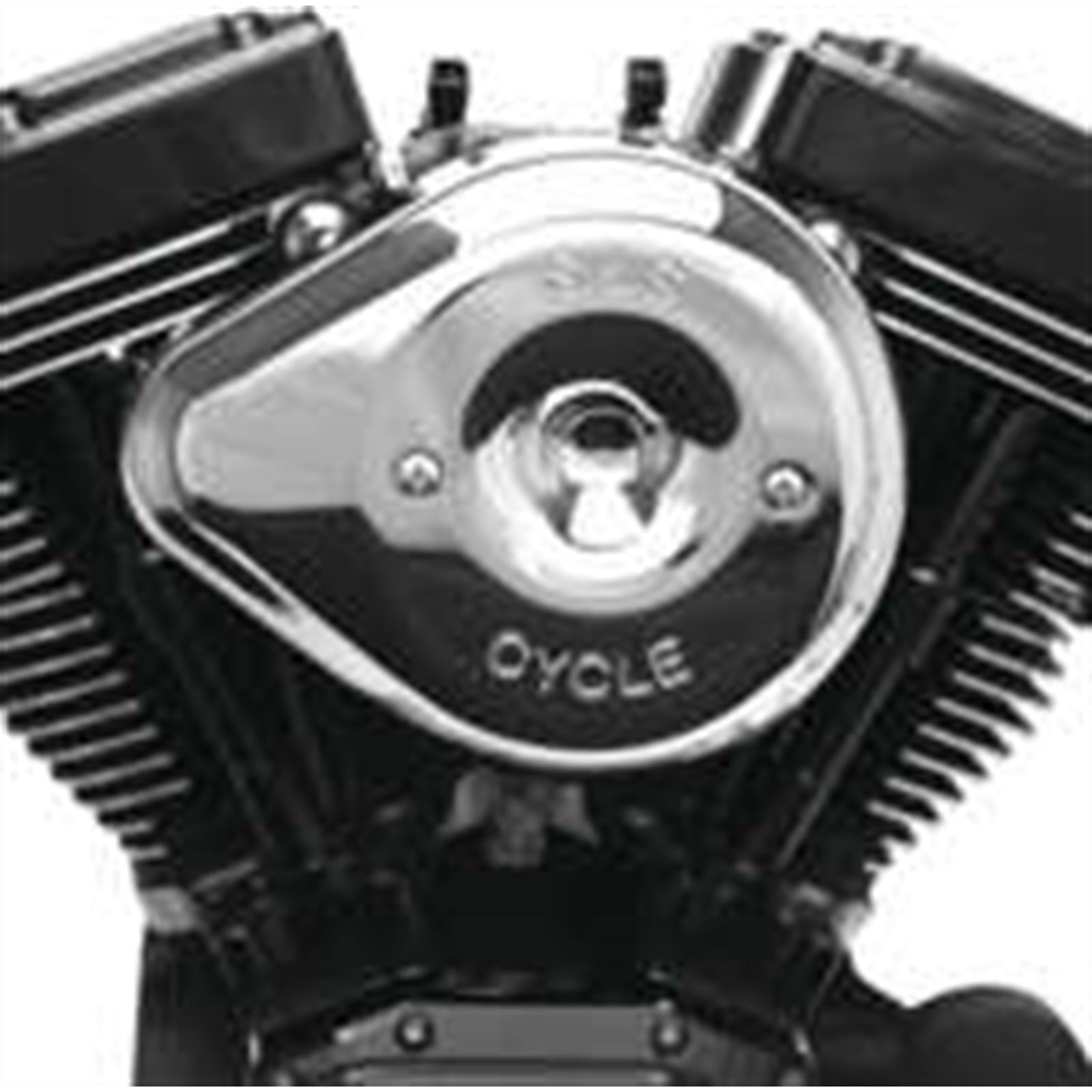 S&S Cycle Air Cleaner Kit Stealth Teardrop - Chrome 170-0528_135080