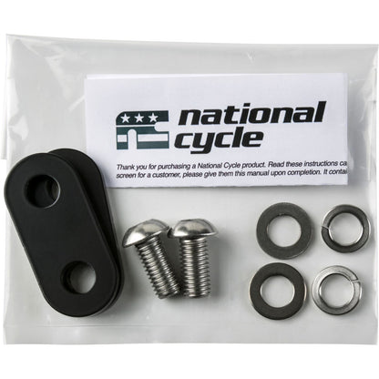 National Cycle Footrest Mount/Pair Black 38mm Comfort Bar GL1800 [MPN: BAG#4015-38MM]_135310