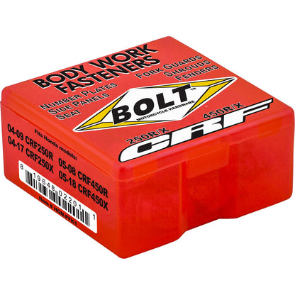 Bolt MC Hardware Full Plastic Fastener Kit for Honda HON-PFK1_135356