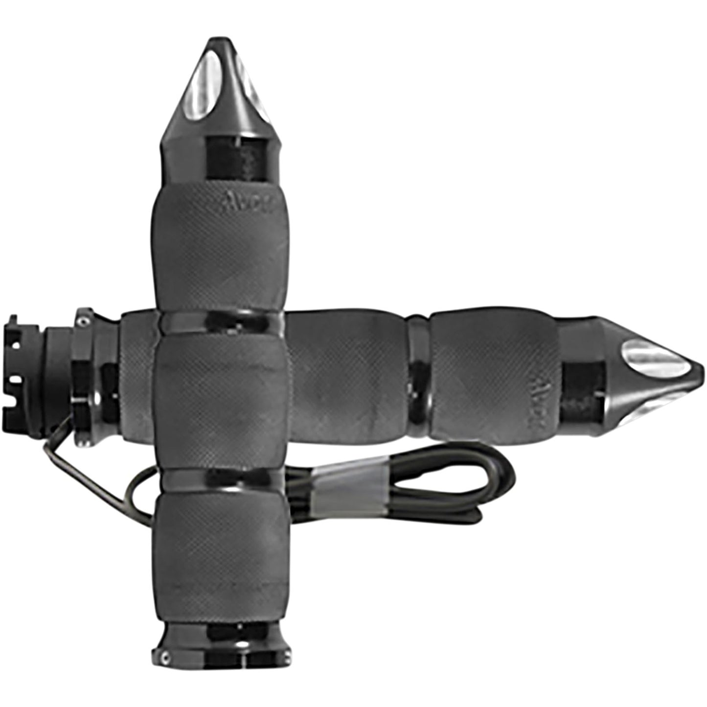 Avon Grips Black Heated Air Cushion Spike Grips for Indian IN-S-AIR-90ASH_347696