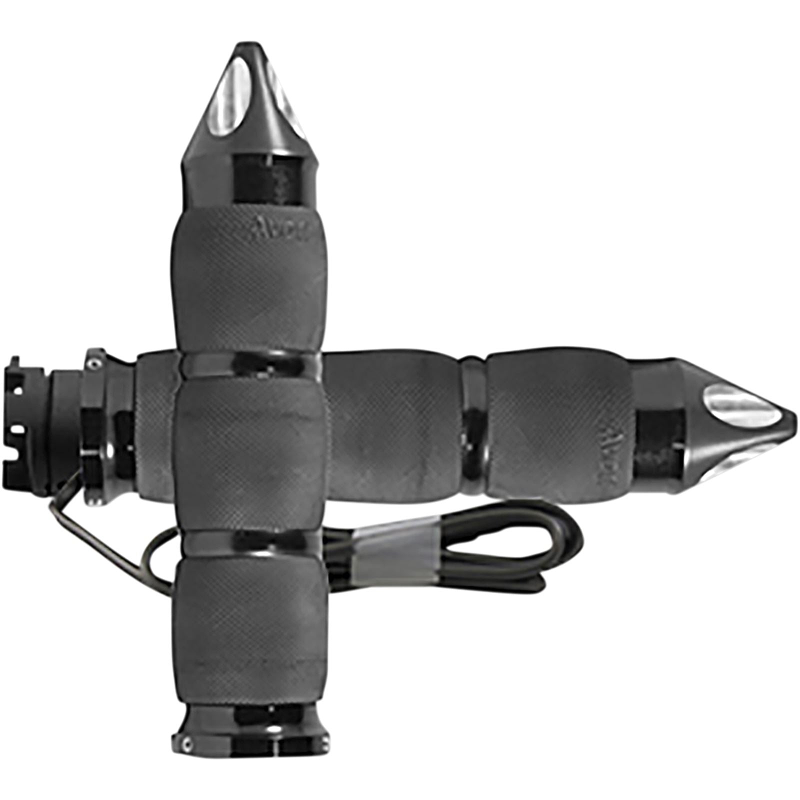 Avon Grips Black Heated Air Cushion Spike Grips for Indian IN-S-AIR-90ASH_347696