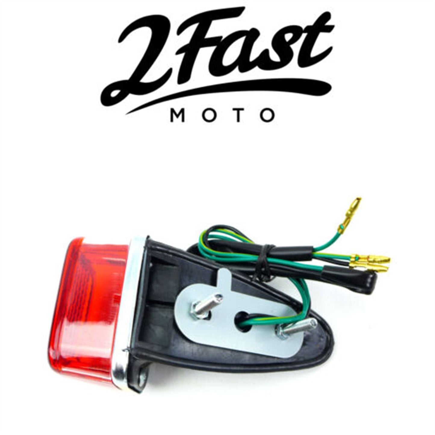2FastMoto Off-Road Enduro Taillight Assembly Dual Filament 12 Volt 2fm-62-30320_645536