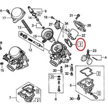 2FastMoto Carburetor Sub-Chamber Gasket Pair for Honda CBR 600, 900, 1000 16010-MZ2-E00_629643