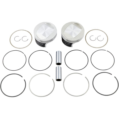 Wiseco - Powersports Tracker Piston Kit 88 To 95 4.000" Stroke 9.5:1 +.020 K0207P2_494614