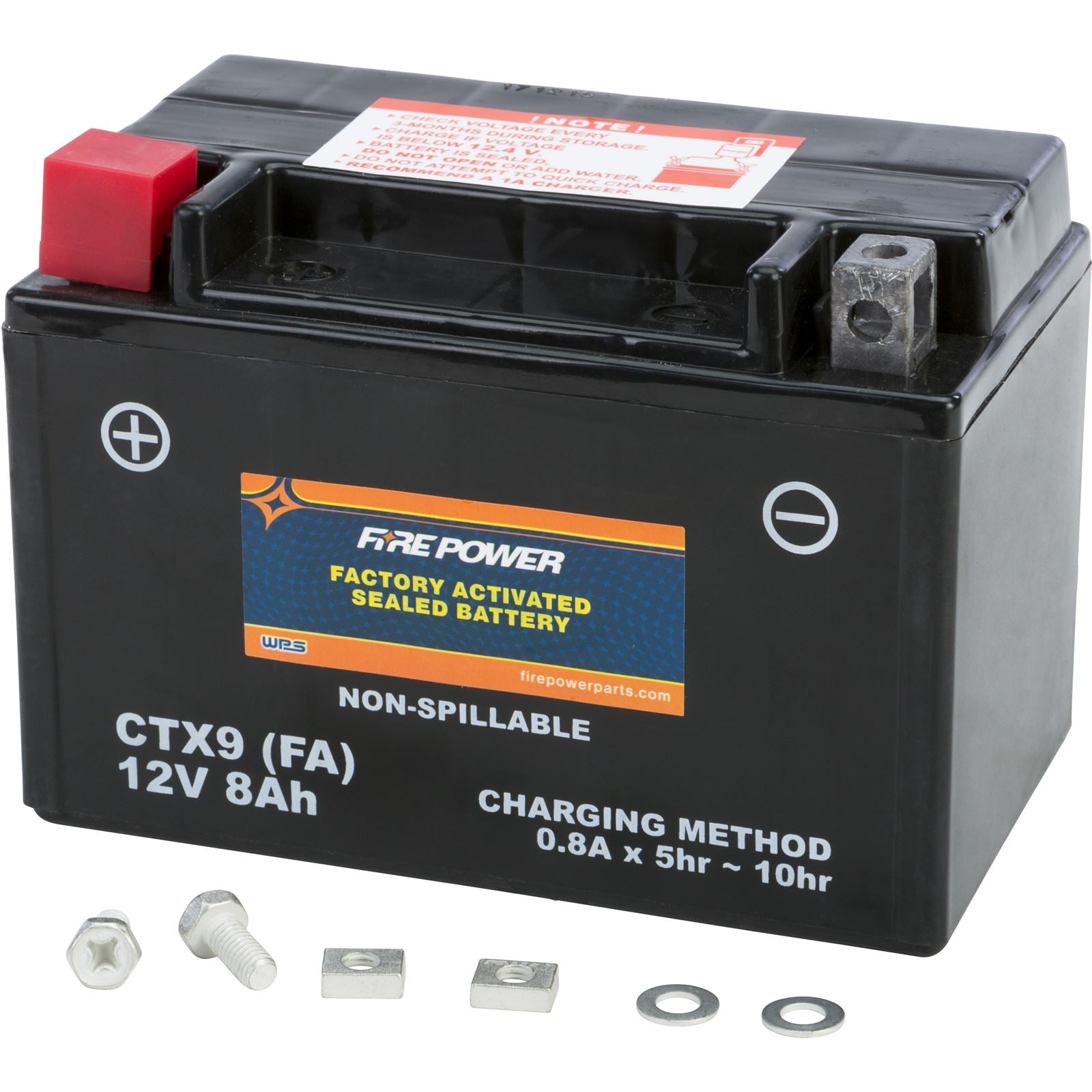 Fire Power Sealed Factory Activated Battery CTx9 CTX9-BS FA_135551