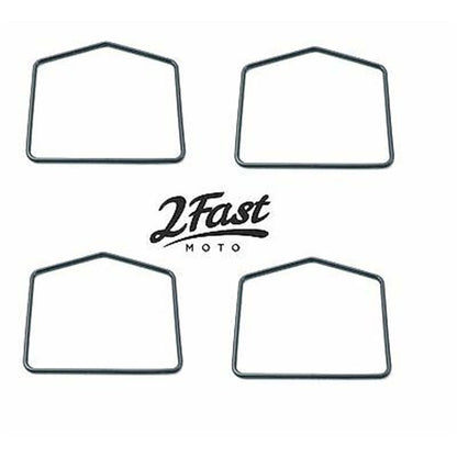 2FastMoto Carburetor Float Bowl Chamber Gasket Set of 4 House Shaped for Honda 25-90339A_629691