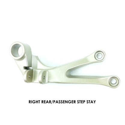 2FastMoto Right Rear Passenger Footrest  Bracket Silver For Kawasaki ZX6R-9R 35011-1879-TX_936842