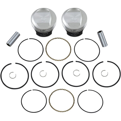 Wiseco - Powersports Tracker Piston Kit EVO Dome Big Twin 1340 10:1 Standard [MPN: K0216PS]_494635