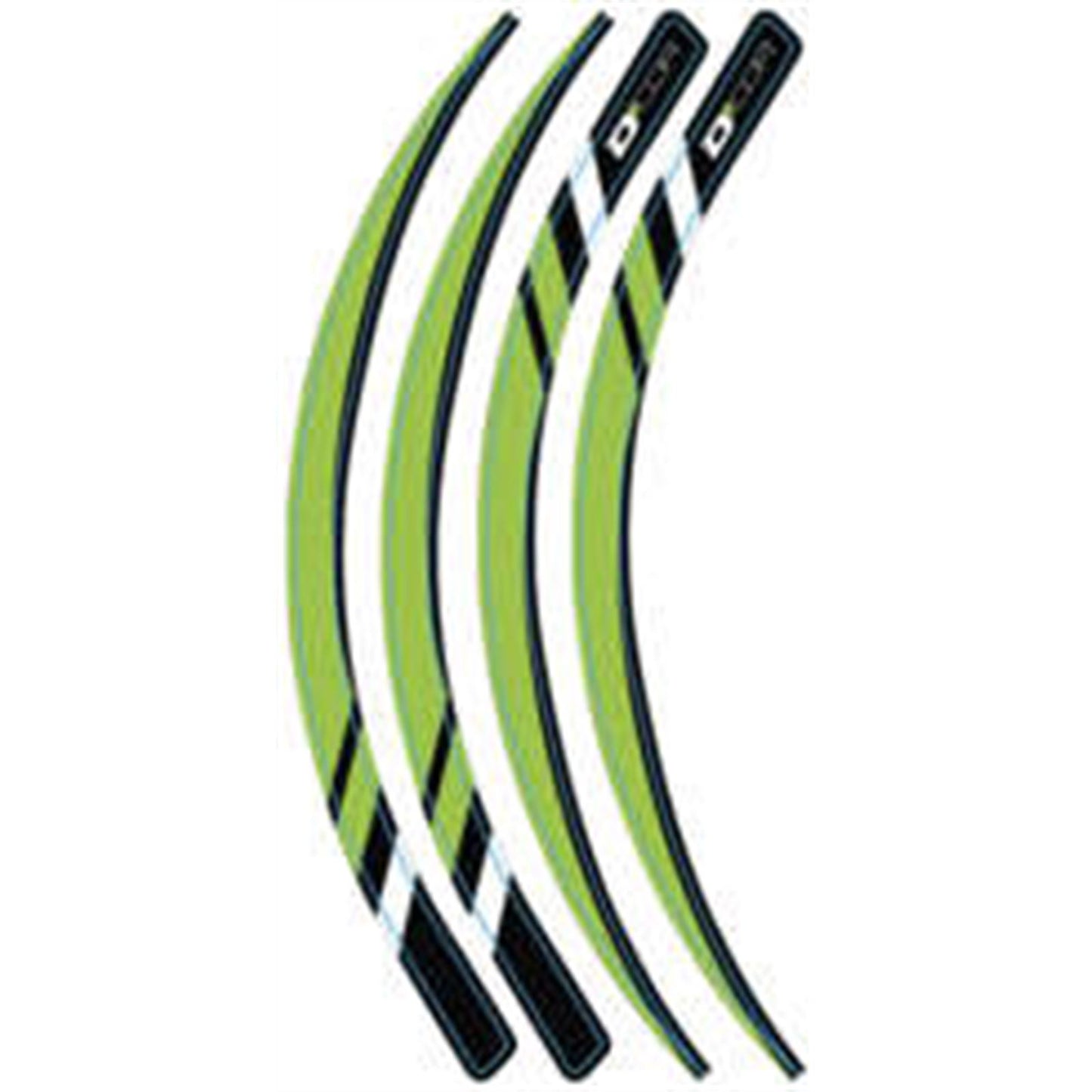 D'Cor Rim Decals Green 4 Piece Set Green Rim Decals 4 Piece Set [MPN: 40-80-217]_135675