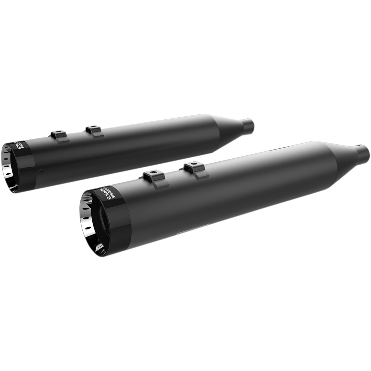Khrome Werks Mufflers - Black - Turbine - '96-'16 Touring [MPN: 202845]_406701