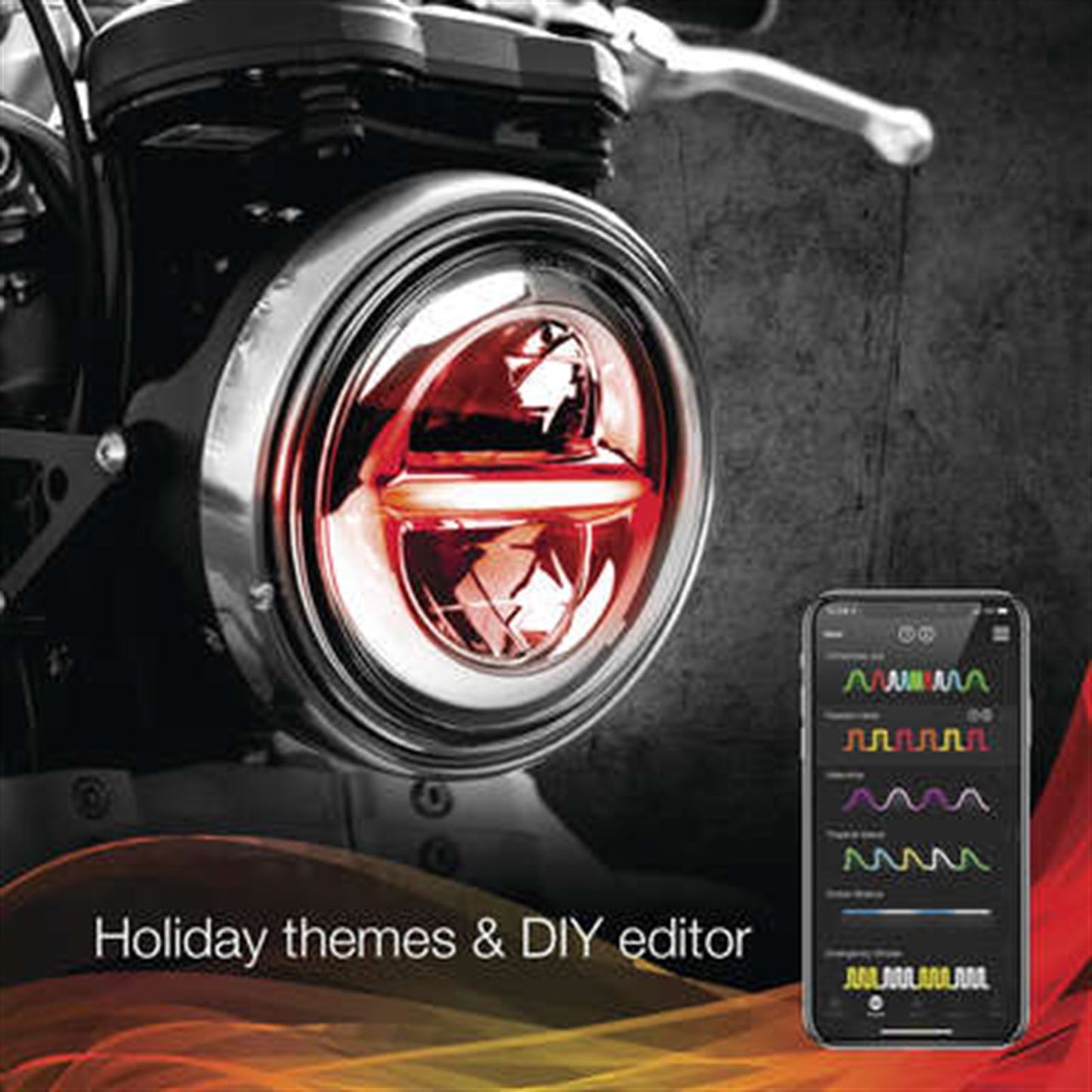 XKGlow 5.75" XKChrome Headlight - Chrome Bezel [MPN: XK-5IN-KIT-W]_982590