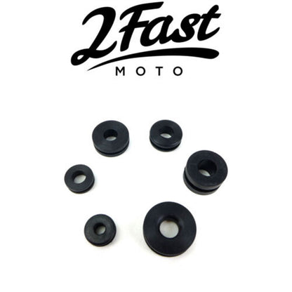 2FastMoto 30-Piece Rubber Reduce Vibration Grommet Variety Pack  [MPN: 2fm-73-3360a]_670839
