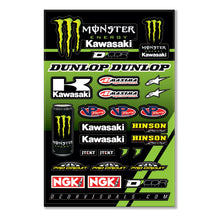 D'Cor Monster Fits Kawasaki Decal SHT12MIL Monster Fits Kawasaki Racing Decal Sheet [MPN: 40-20-117]_135750