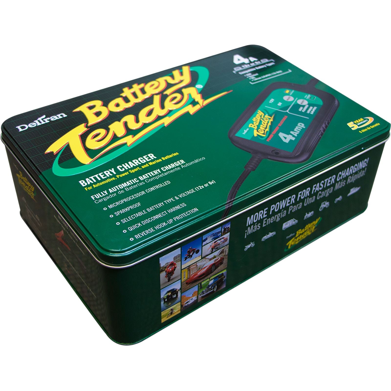 Battery Tender Selectable 4  Amp 6/12-Volt Charger [MPN: 022-0209-DL-WH]_350262